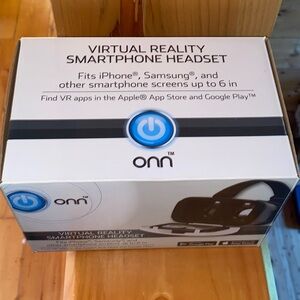 ONN Black Smartphone VR Headset